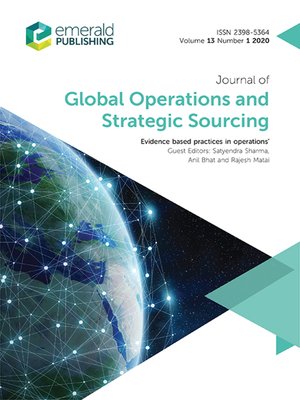 cover image of Journal of Global Operations and Strategic Sourcing, Volume 13, Number 1